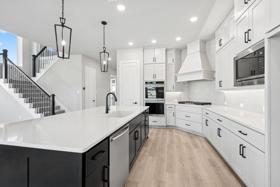 Furnished interior view inside a new home in Grand Central Park 55' Homesites, Conroe (Image 7). Furnished interior view inside a new home in Grand Central Park 55' Homesites, Conroe (Image 7).