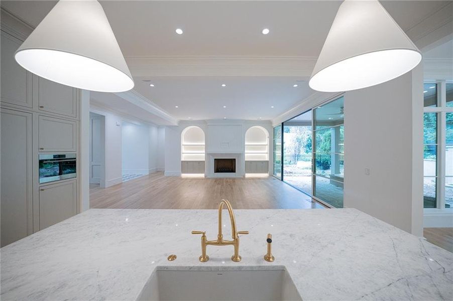 Furnished interior view inside a new home in Blue Heron Walk, Atlanta (Image 7).
