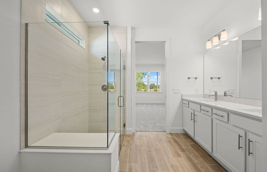 Furnished interior view inside a new home in TerraWalk at Babcock Ranch, Alva (Image 7).