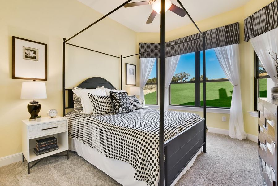 Representative furnished interior of a home built from the Siena II by Giddens Homes in Clearwater Ranch, Liberty Hill (Image 7).