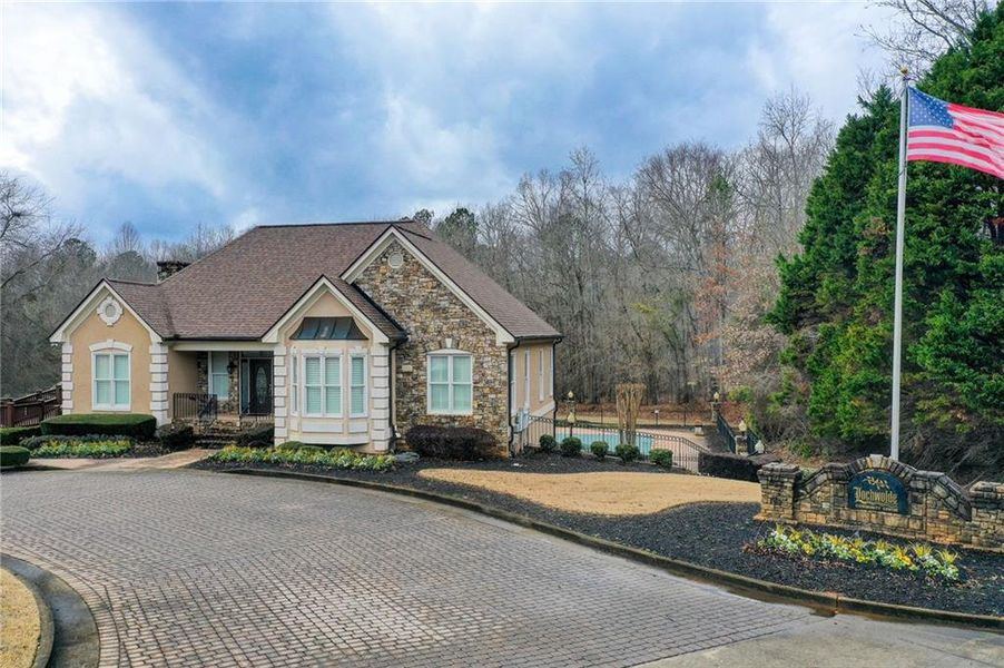 Front exterior of a new home in , Covington, GA, highlighting curb appeal (Image 5).