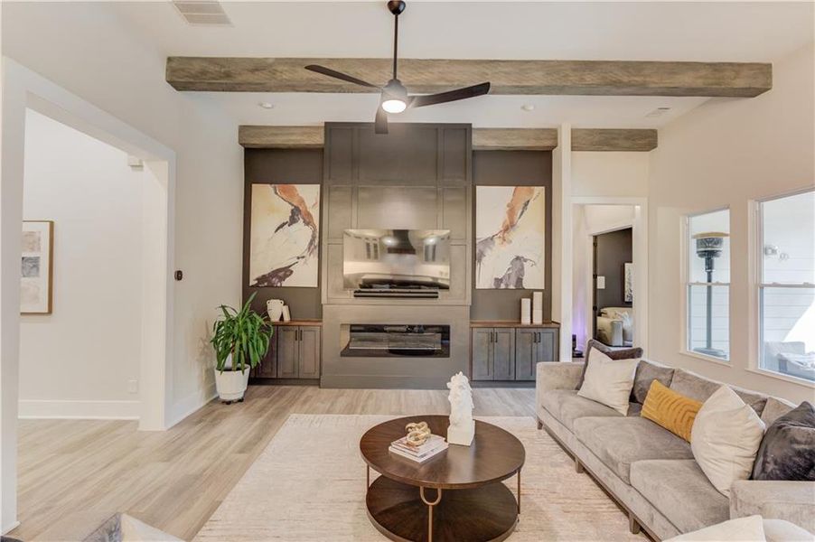 Furnished interior view inside a new home in , Suwanee (Image 14).