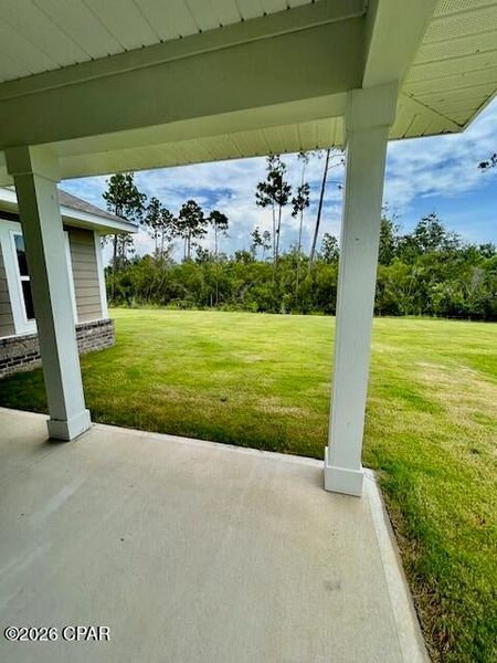 Exterior details and patio area of a home in Parkbrook, Panama City (Image 3). Exterior details and patio area of a home in Parkbrook, Panama City (Image 3).