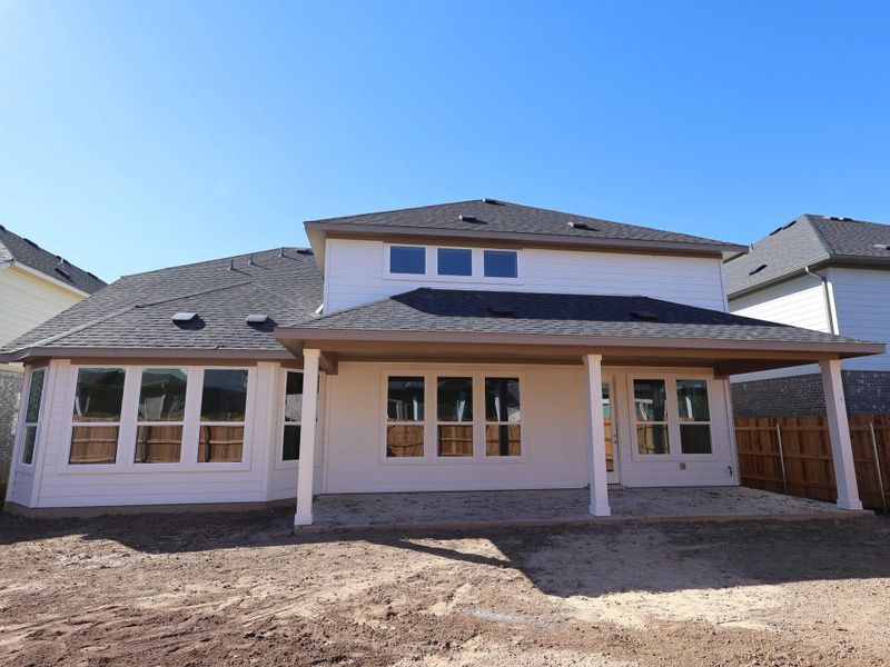 Exterior details and patio area of a home in Barksdale, Leander (Image 1). Exterior details and patio area of a home in Barksdale, Leander (Image 1).