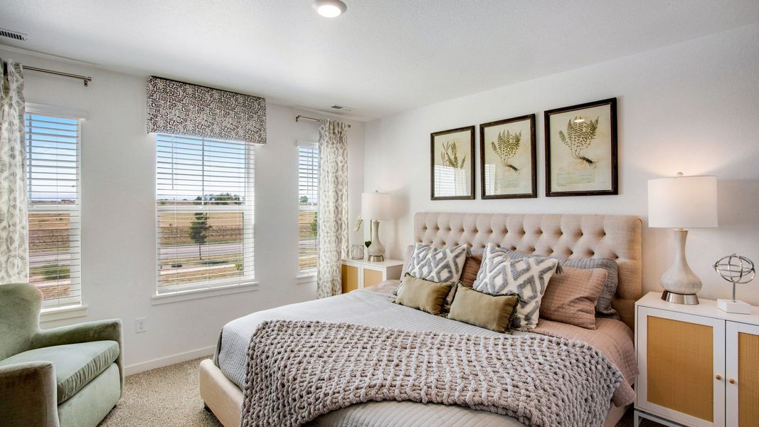 Furnished interior view inside a new home in Revere at Johnstown, Johnstown (Image 12).