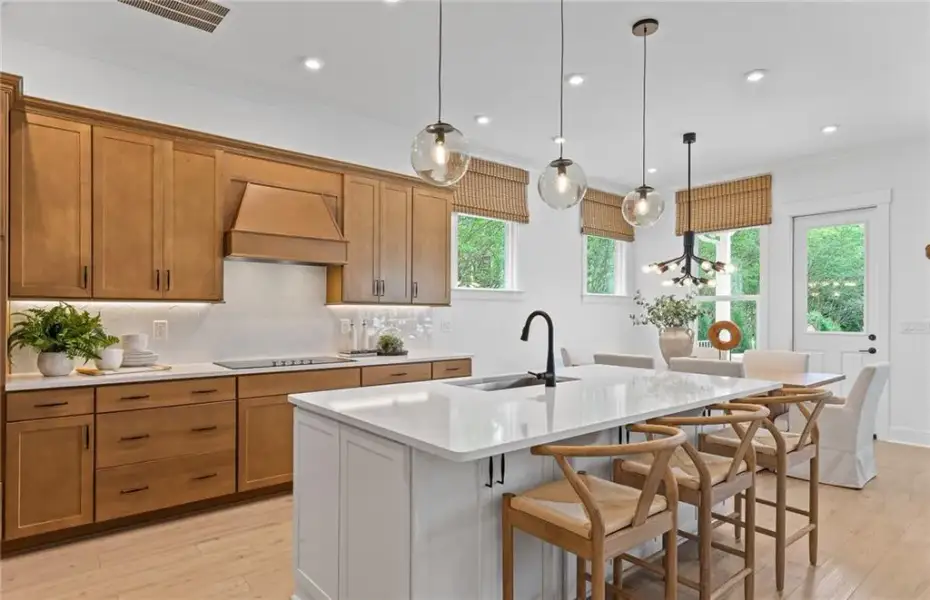Furnished interior view inside a new home in Creekside at Skelton, Hoschton (Image 5).