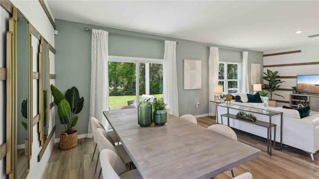 Furnished interior view inside a new home in Sandal Key, Weeki Wachee (Image 16).