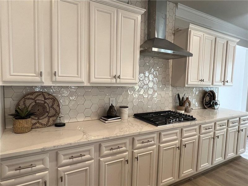 Furnished interior view inside a new home in The Village at Maple Street, Dawsonville (Image 4).