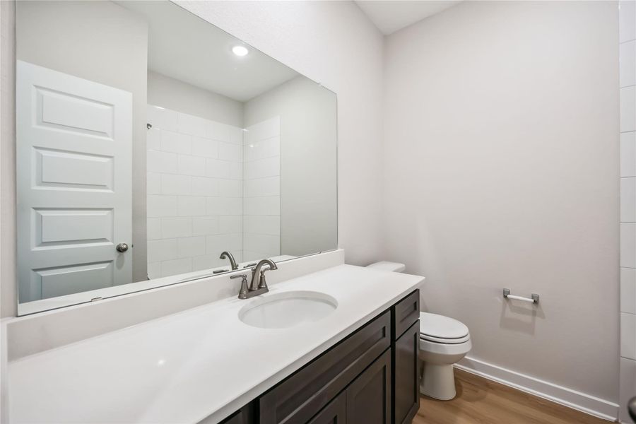 Furnished interior view inside a new home in Deer Pines, Conroe (Image 3).