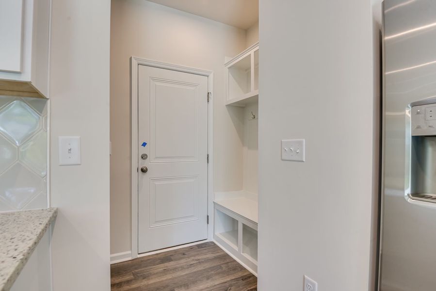 Mudroom with Cubbies and Bench