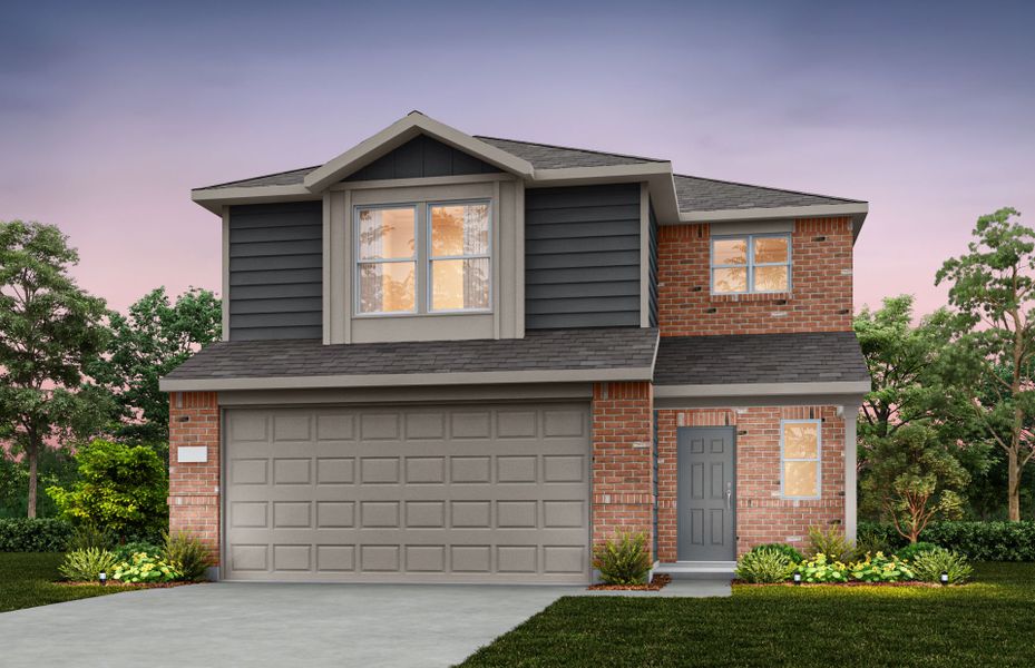 Representative exterior photo of a completed home built from the Paluxy by Centex in Ashford Crossing, Princeton, TX (Image 9). Representative exterior photo of a completed home built from the Paluxy by Centex in Ashford Crossing, Princeton, TX (Image 9).