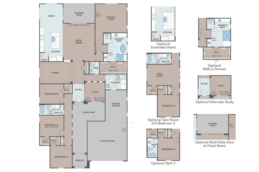 Discover luxury residential design in this single-family home's architecture featuring modern floor plan elements.