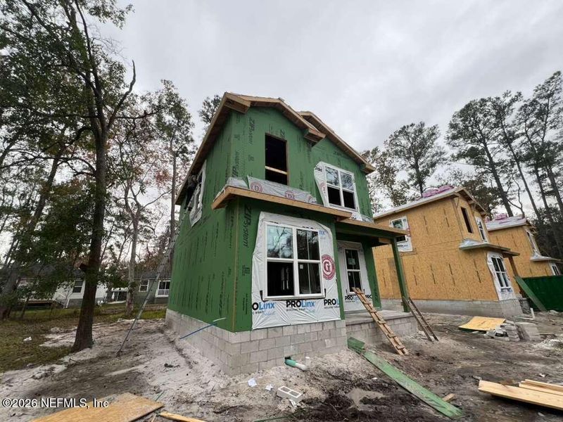 In-progress construction of a new home in , Jacksonville, FL (Image 3).