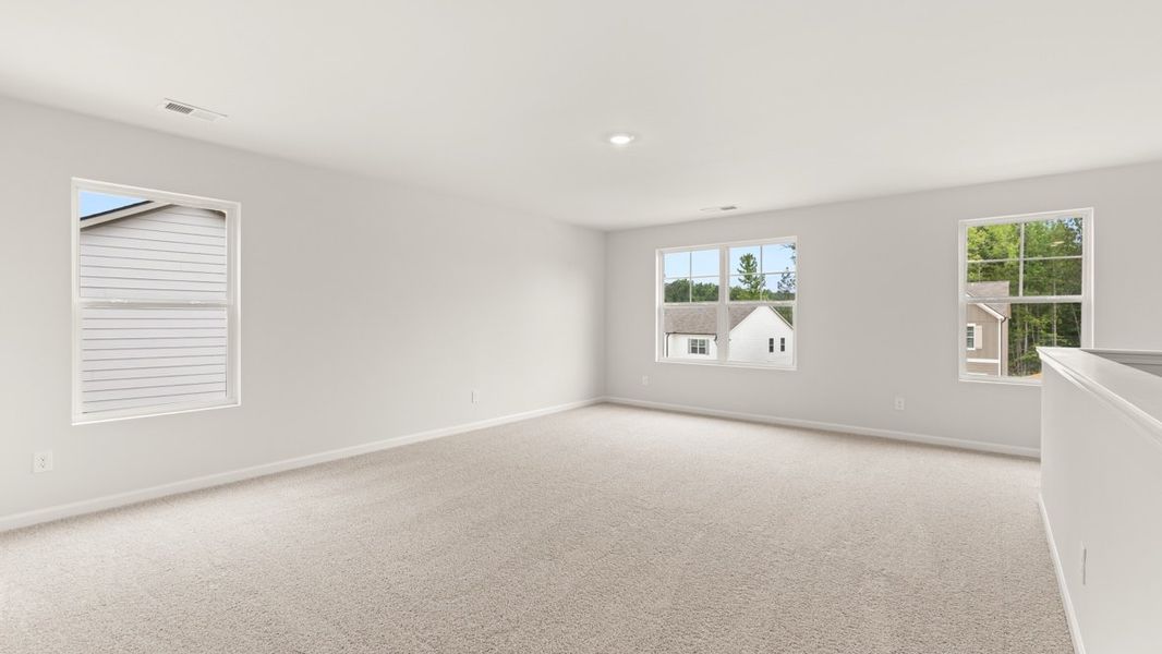 Representative unfurnished interior of a home built from the Elle by D.R. Horton in South Wind, South Fulton (Image 23). Representative unfurnished interior of a home built from the Elle by D.R. Horton in South Wind, South Fulton (Image 23).