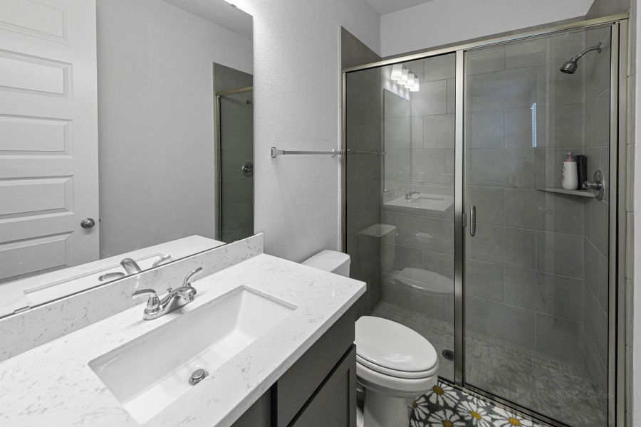 Furnished interior view inside a new home in Cross Creek West 55', Fulshear (Image 6). Furnished interior view inside a new home in Cross Creek West 55', Fulshear (Image 6).