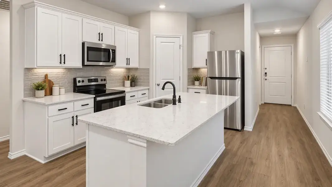 Furnished interior view inside a new home in Crossmill, Princeton (Image 3).