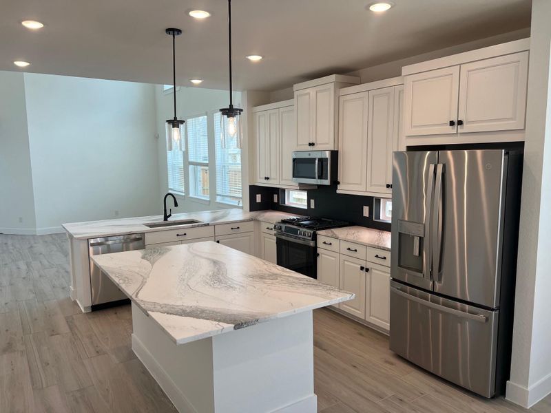 Furnished interior view inside a new home in Wood Leaf Reserve, Tomball (Image 12).