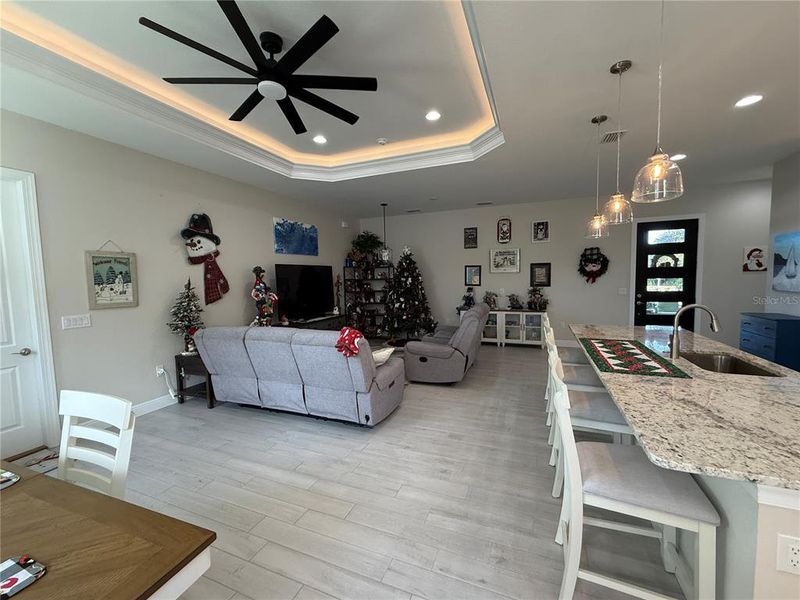 Furnished interior view inside a new home in , Polk City (Image 15).