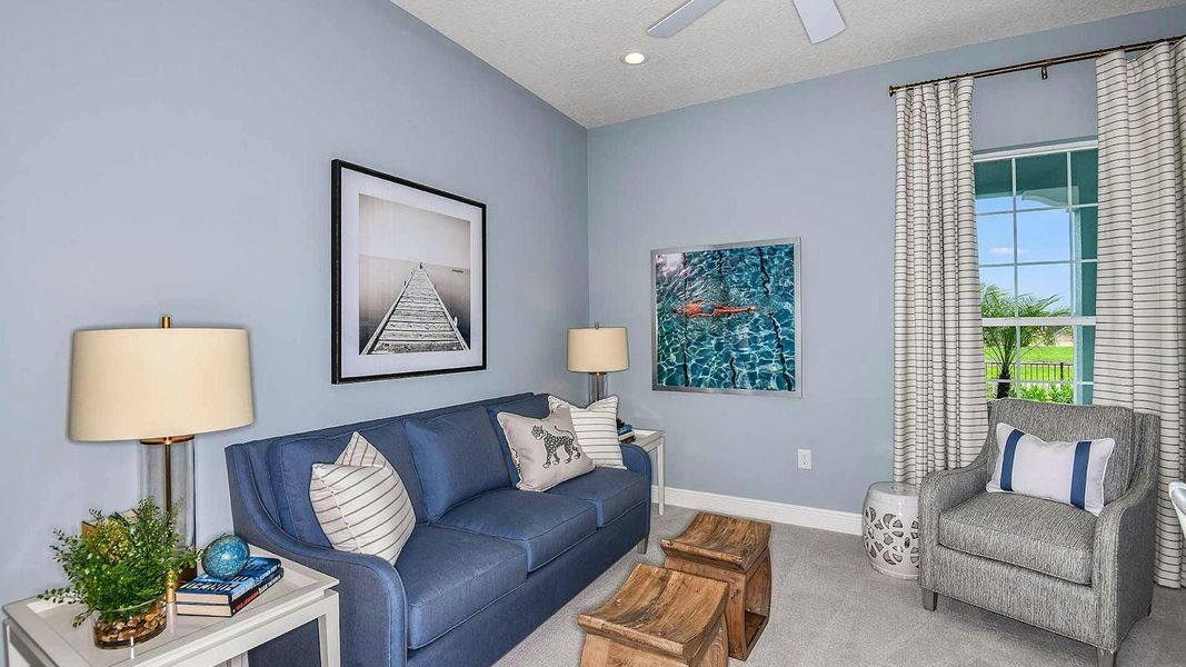 Furnished interior view inside a new home in Grand Palm Real Estate and Homes for Sale in Venice, FL - Neal Communities, Venice (Image 15). Furnished interior view inside a new home in Grand Palm Real Estate and Homes for Sale in Venice, FL - Neal Communities, Venice (Image 15).