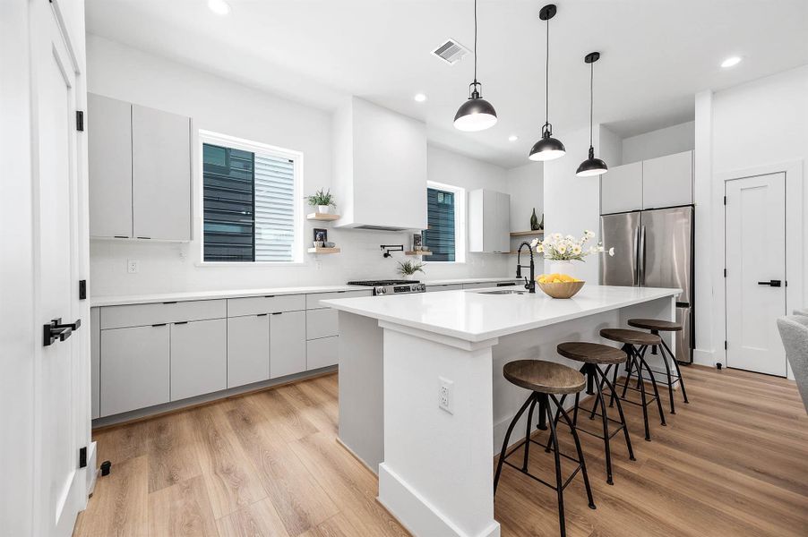 Furnished interior view inside a new home in , Houston (Image 10).