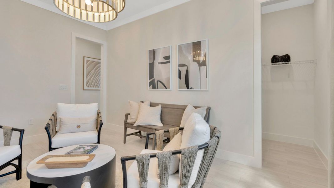 The Second Bedroom or Flex Room of another Grand Sabal Model which is available at Serengeti.