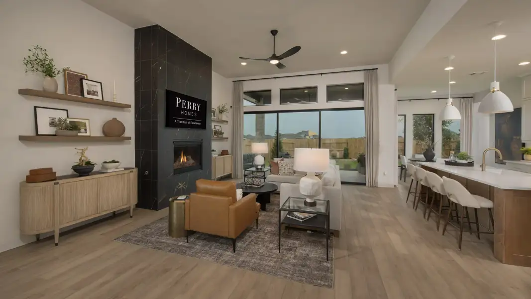 Furnished interior view inside a new home in Ramble, Celina (Image 43).