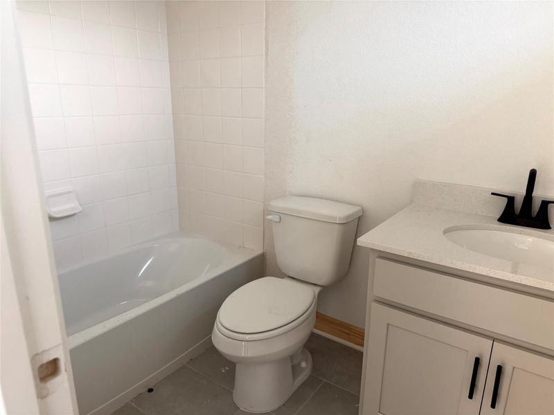 Furnished interior view inside a new home in Westland Ranch 50ft, League City (Image 4).