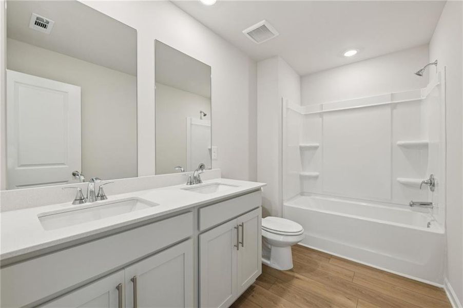 Furnished interior view inside a new home in Harmony Manor, Fairburn (Image 16).