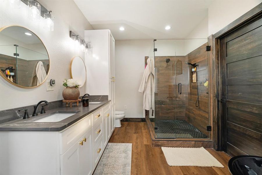 Furnished interior view inside a new home in , Honey Grove (Image 7).