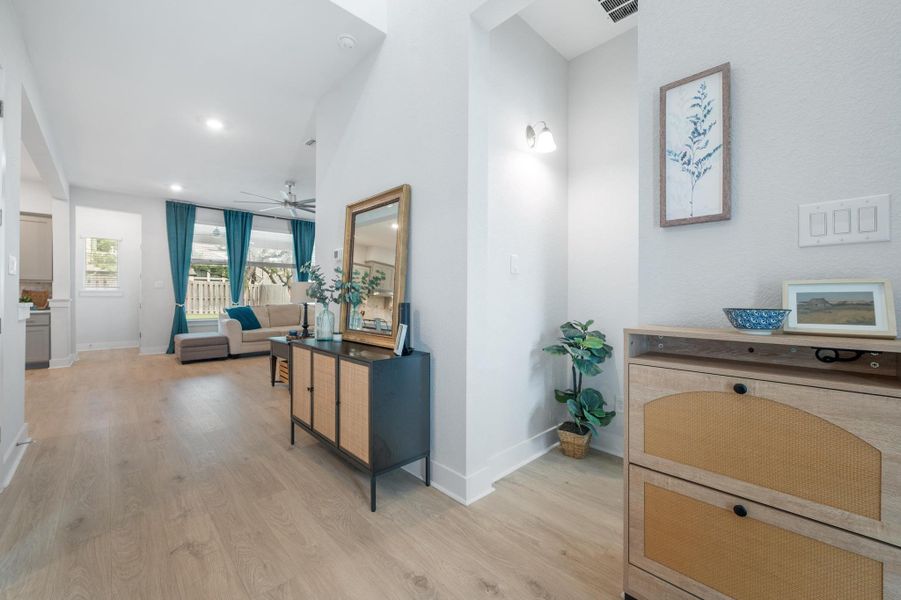 Furnished interior view inside a new home in , Leander (Image 24). Furnished interior view inside a new home in , Leander (Image 24).