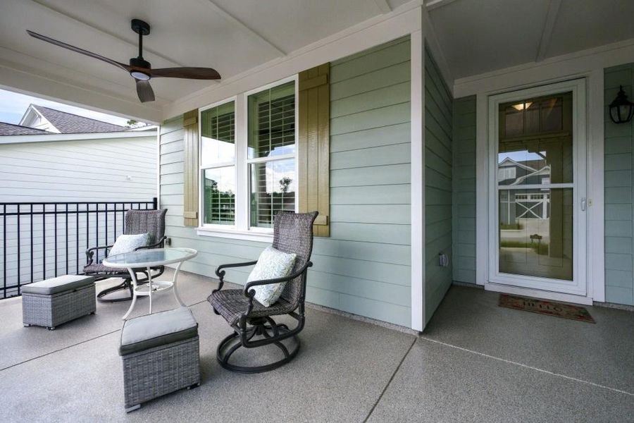 Exterior details and patio area of a home in , Hoschton (Image 4).