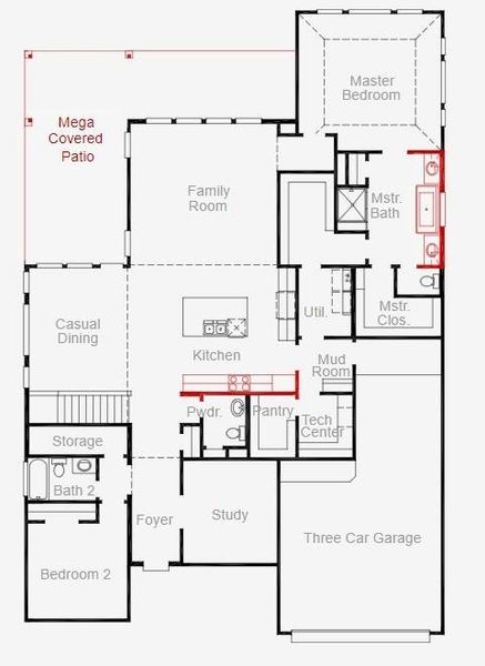 1st Floor Diagram