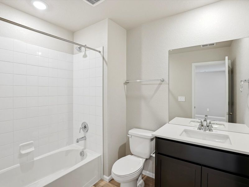 Furnished interior view inside a new home in Poudre Heights: The Meadow Collection, Windsor (Image 5).