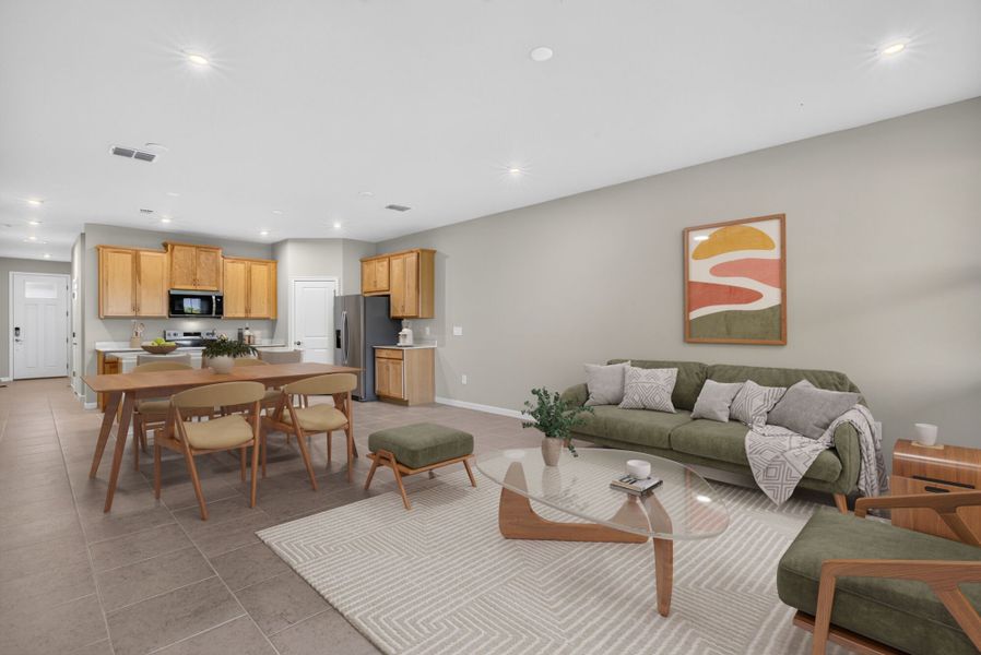 Furnished interior view inside a new home in Crosswind Ranch, Parrish (Image 5).