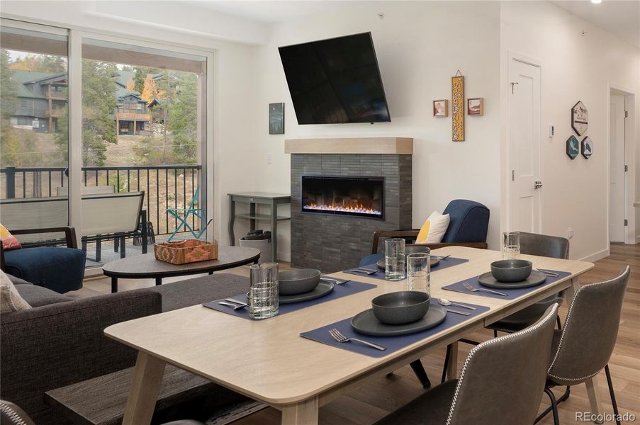 Open Floor Plan: Dining - Living Room