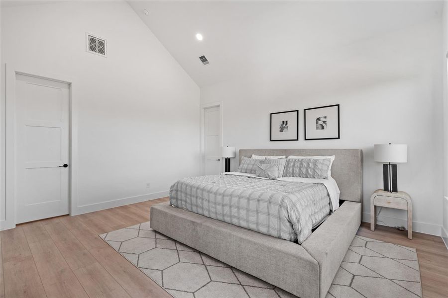 Furnished interior view inside a new home in , Houston (Image 19).