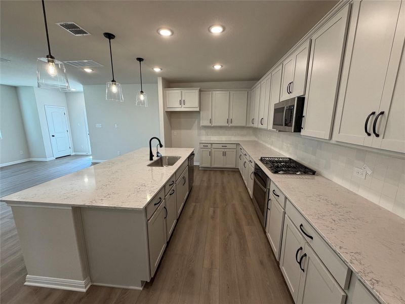 Furnished interior view inside a new home in Lariat, Liberty Hill (Image 7).