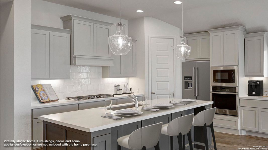 Furnished interior view inside a new home in Haby Hill 50', San Antonio (Image 20).