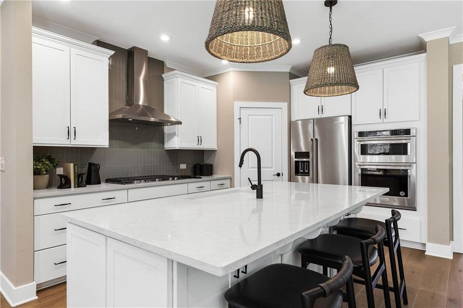 Furnished interior view inside a new home in Ashworth Estates, Powder Springs (Image 14).