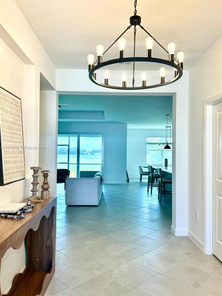 Furnished interior view inside a new home in , Lehigh Acres (Image 5).