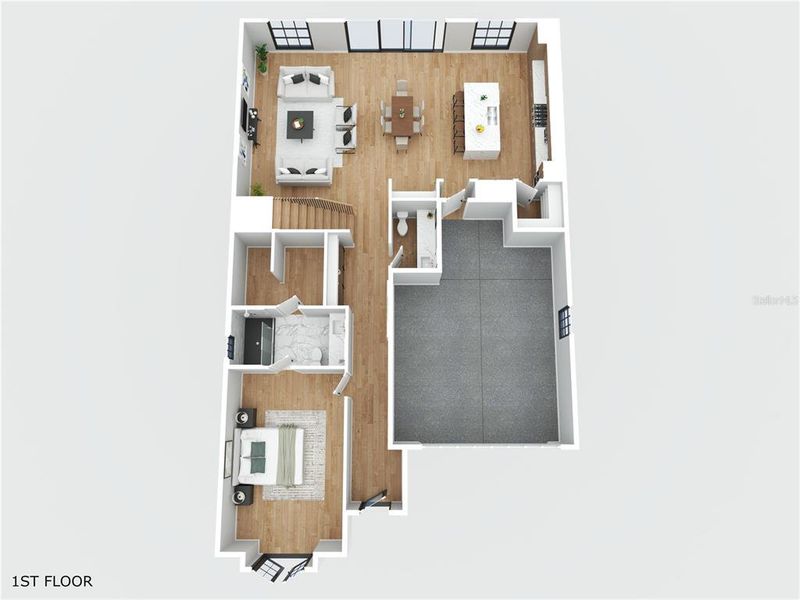 2D floor plan layout of this home in College Park, Orlando, FL (Image 36). 2D floor plan layout of this home in College Park, Orlando, FL (Image 36).