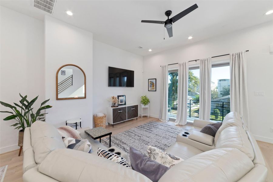 Furnished interior view inside a new home in , Houston (Image 10). Furnished interior view inside a new home in , Houston (Image 10).