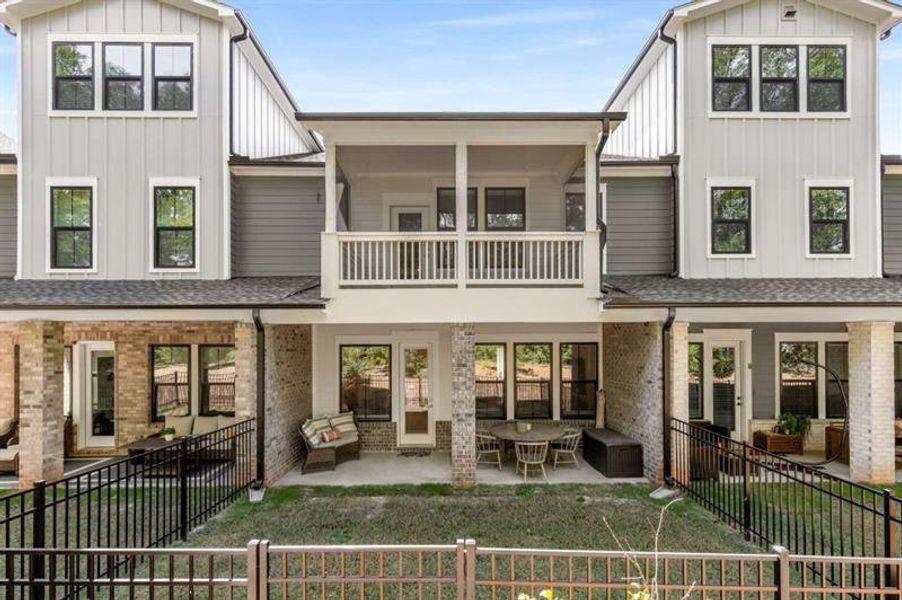 Front exterior of a new home in , Alpharetta, GA, highlighting curb appeal (Image 26).