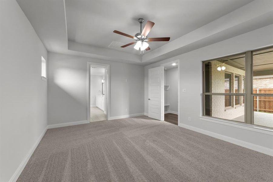 Spacious, unfurnished interior of a new home in Karis - Village Series, Crowley (Image 27). Spacious, unfurnished interior of a new home in Karis - Village Series, Crowley (Image 27).