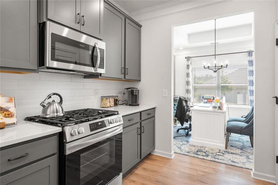 Furnished interior view inside a new home in Hawks View, Ringgold (Image 11).