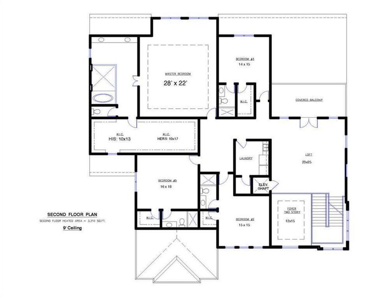 2D floor plan layout of this home in , Marietta, GA (Image 5).