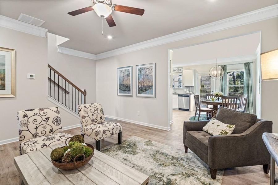 Furnished interior view inside a new home in Fairington, Cartersville (Image 10).