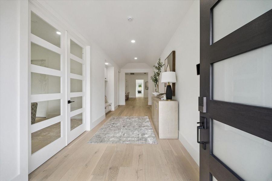 Furnished interior view inside a new home in , Houston (Image 12).
