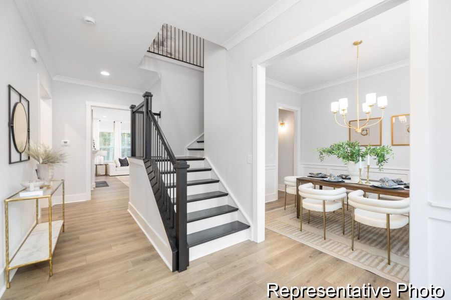 Furnished interior view inside a new home in , Ravenel (Image 34).