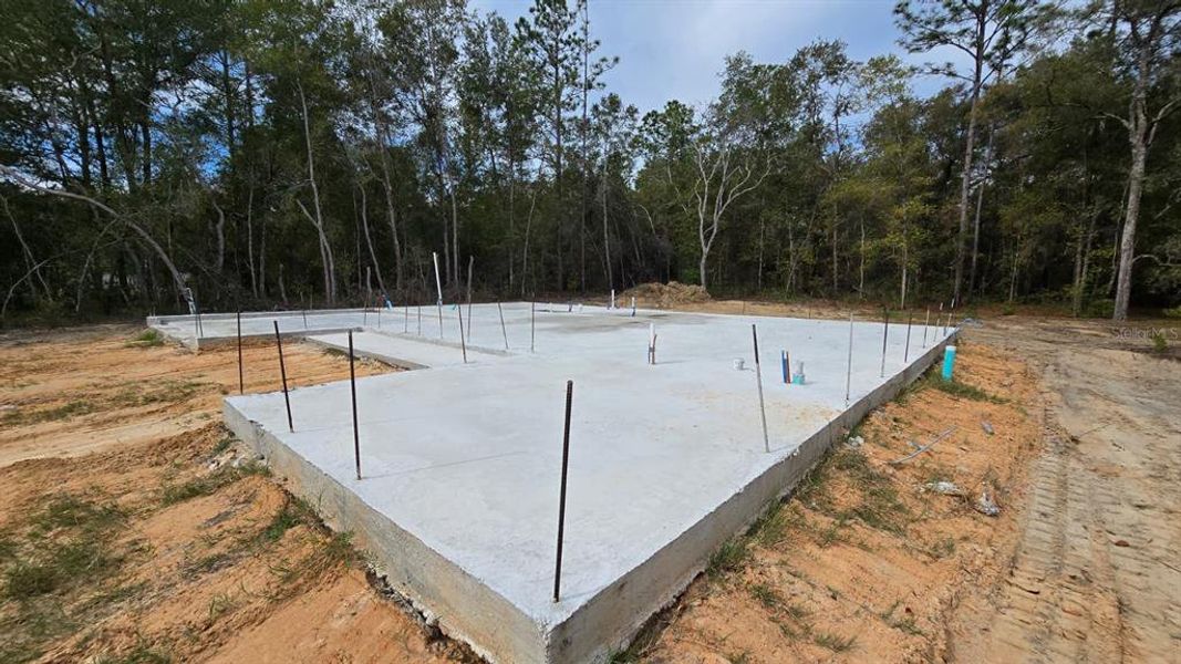 In-progress construction of a new home in , Citrus Springs, FL (Image 8).